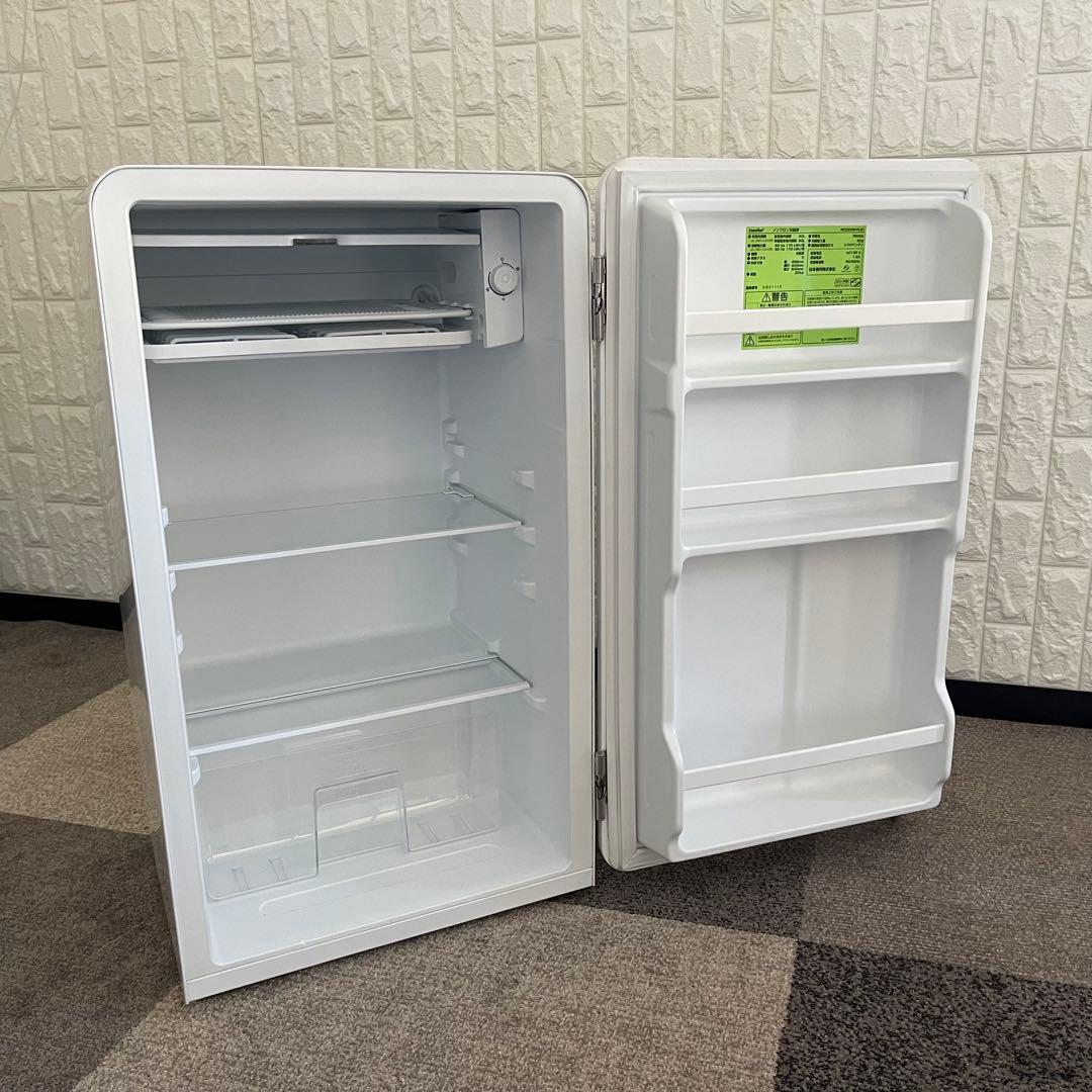 東京23区配送無料✨キズ多い為格安❗️冷蔵庫　コンフィー　コンパクトサイズ