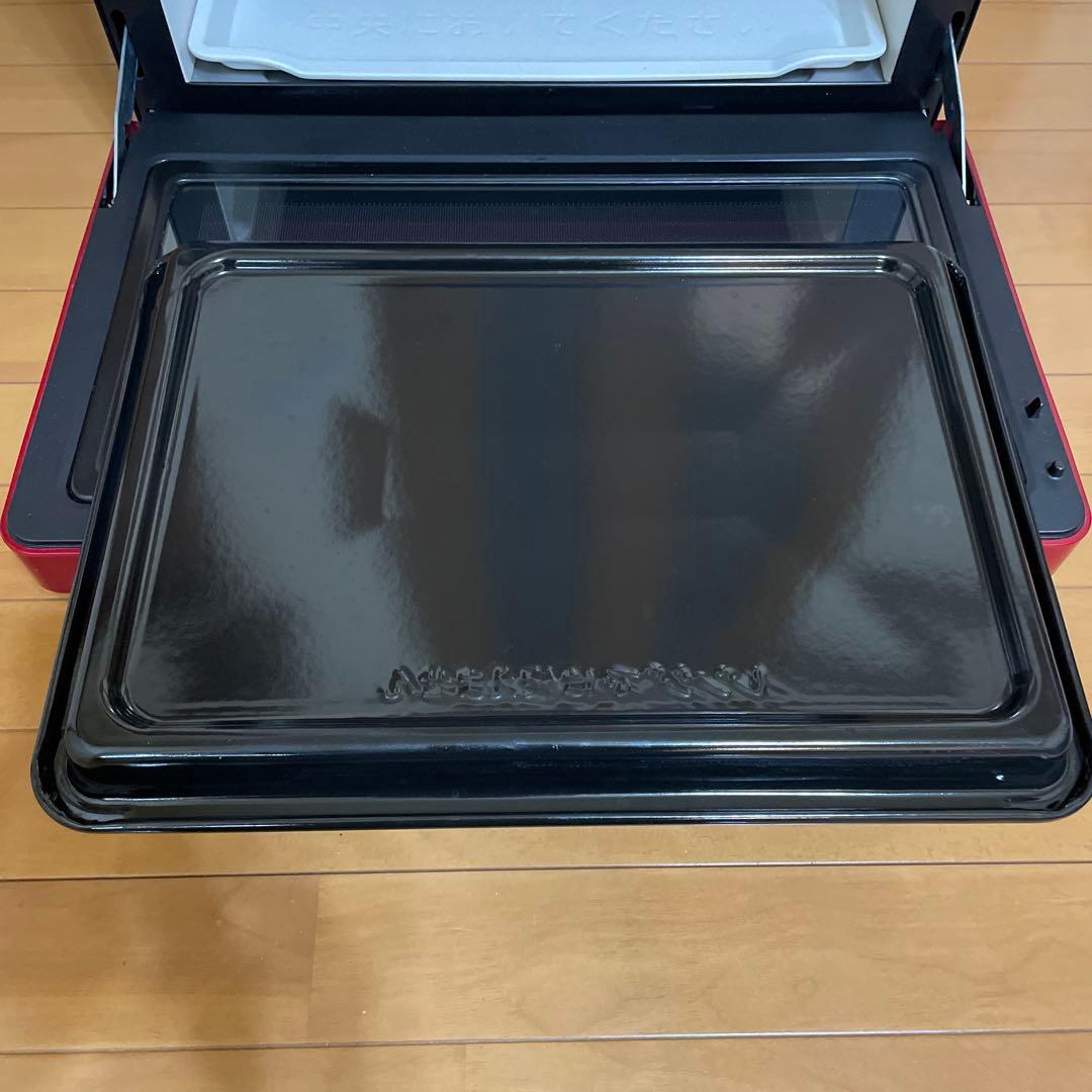 日立 オーブンレンジ 赤黒　MRO-S8Y 2021 ★整備済