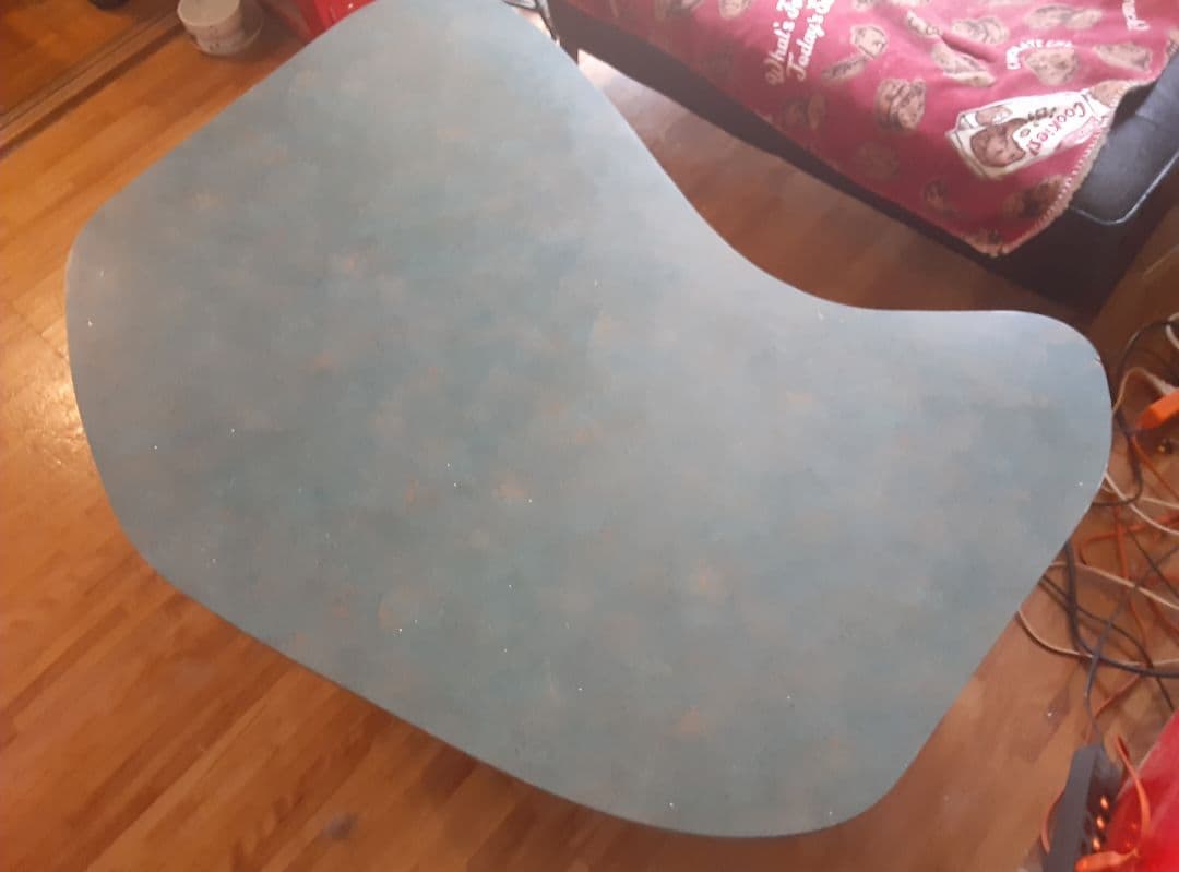 50s レトロテーブル アトミック 流線形