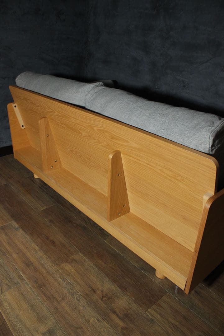 首都圏送無料〜無印良品 奇跡の低価格 極上フェザー ソファ オークフレーム