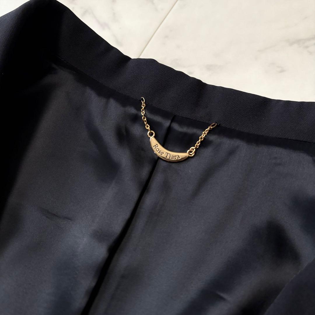 未使用級 ローズティアラ 大きいサイズ42 パールボタンジレ 2024 ベスト