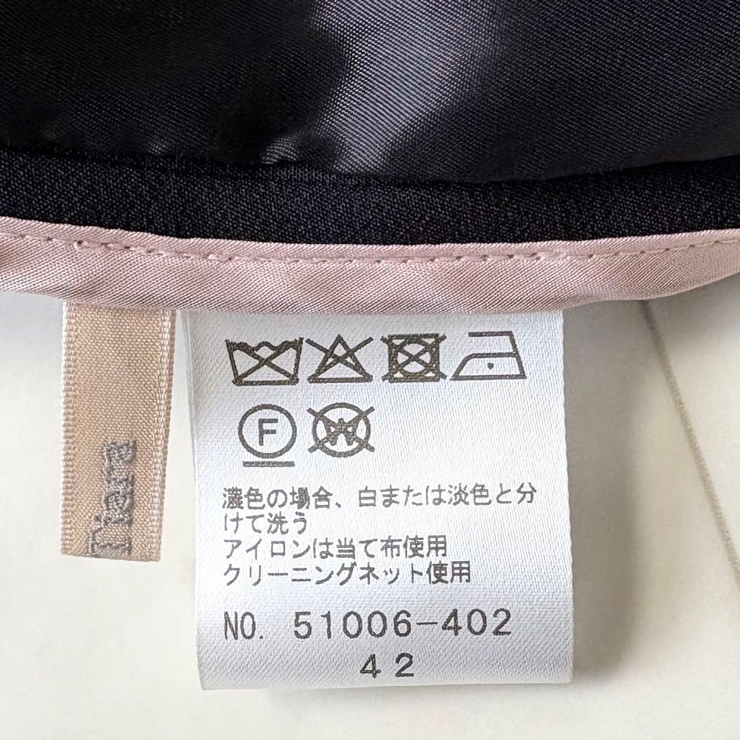 未使用級 ローズティアラ 大きいサイズ42 パールボタンジレ 2024 ベスト