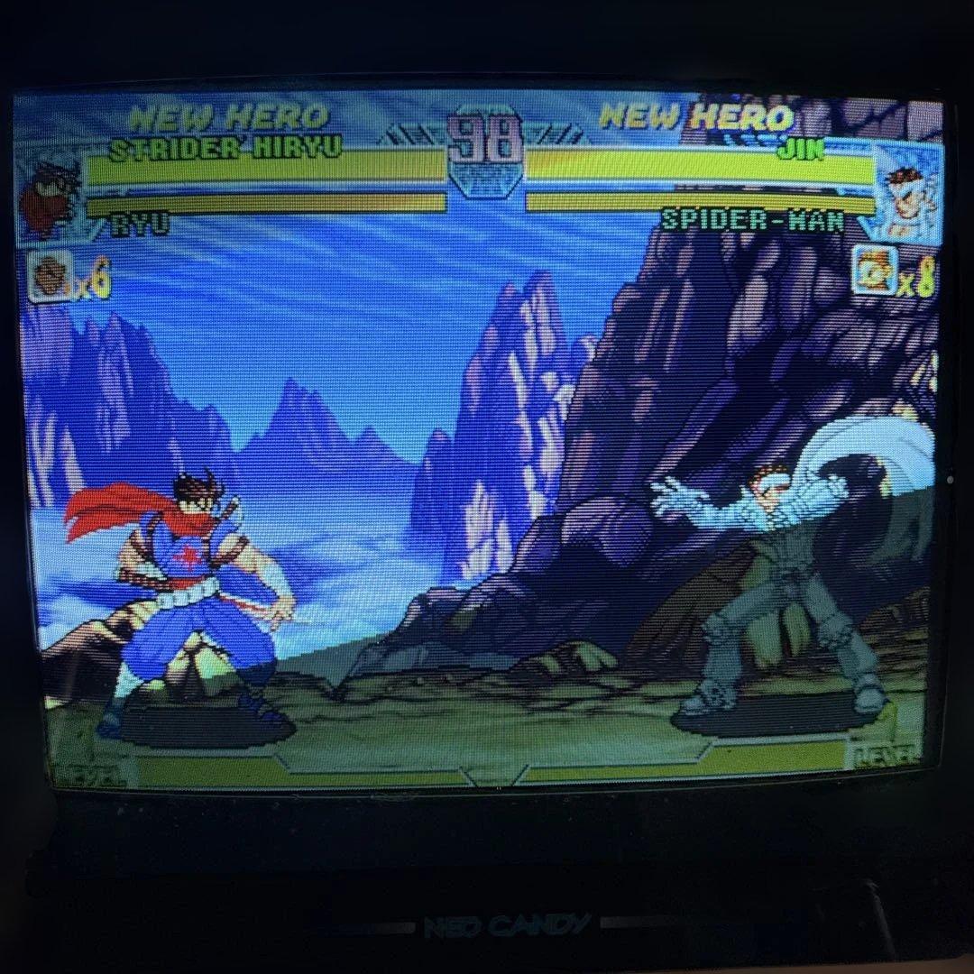 アーケード基板　cps2 マーヴルvsカプコン
