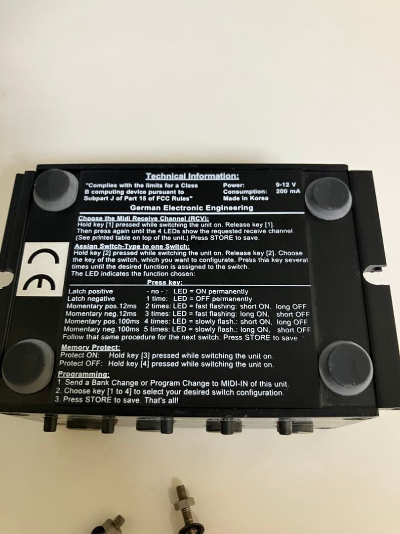 Nobels MS-4 MIDIスイッチャー