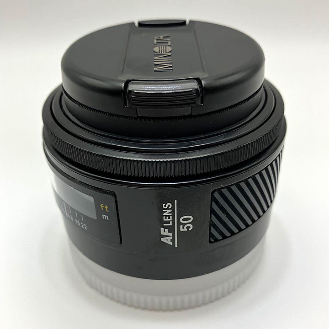 【極美品・箱付き】MINOLTA AF 50mm F1.4 UVフィルター付