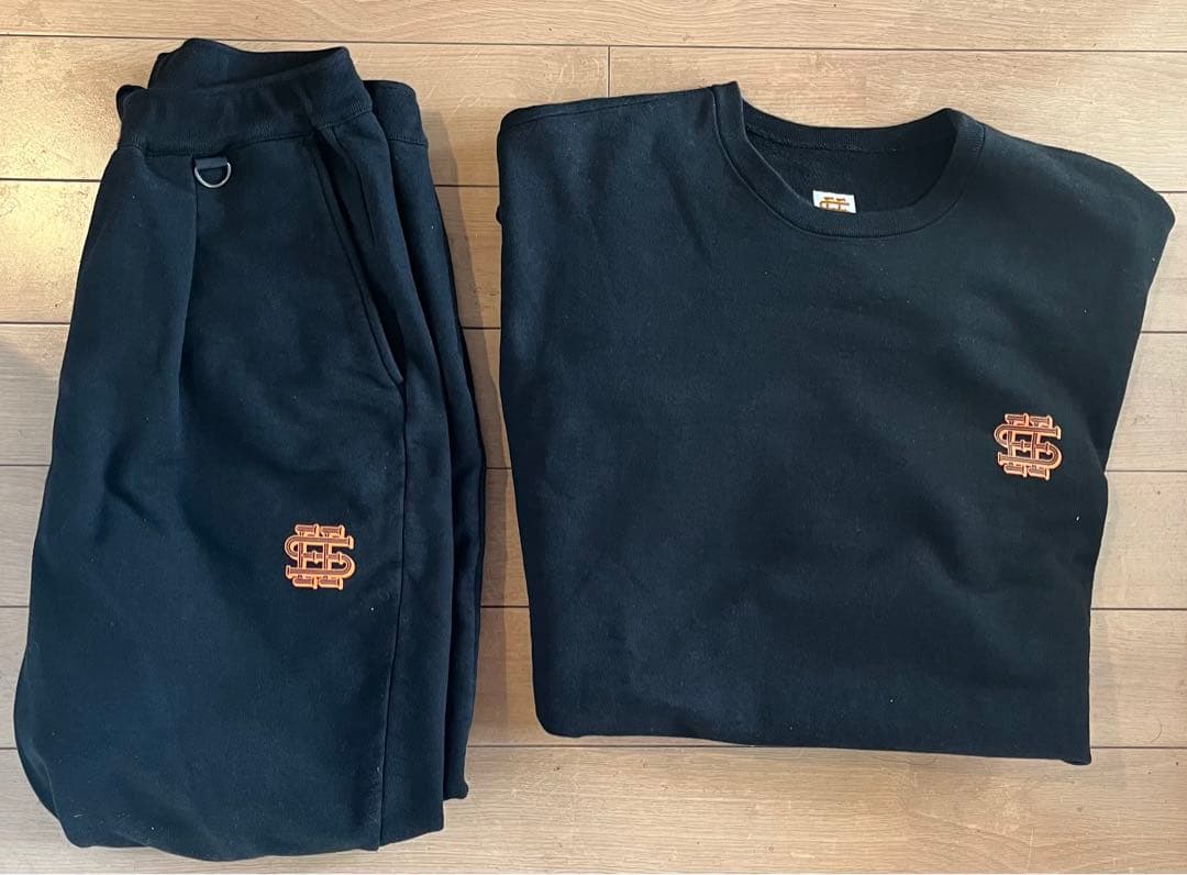 u*a様 seesee スウェット　パンツ　URBS別注　上下　セットアップ　黒