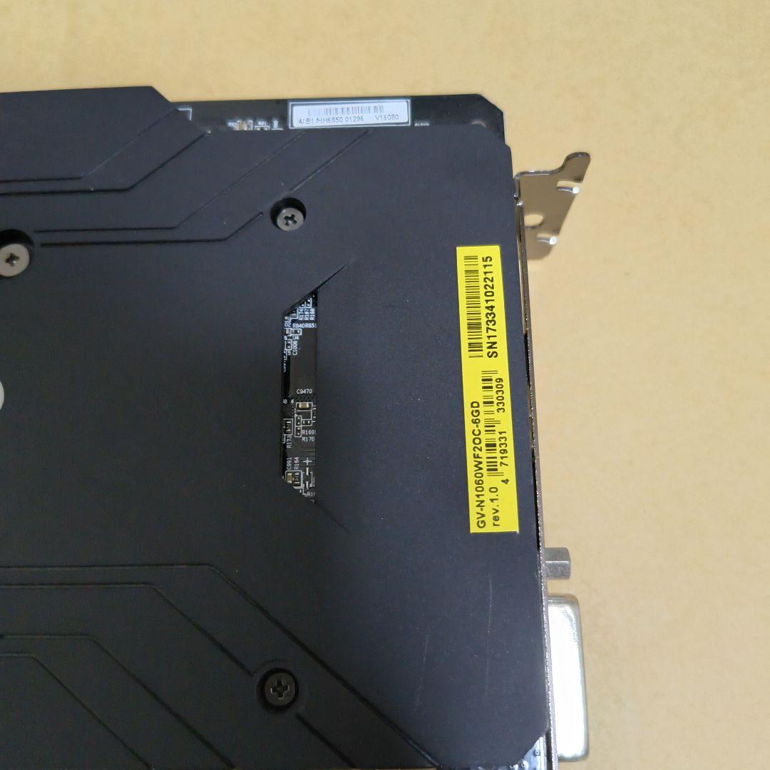 グラフィックボード・グラボ・ビデオカード GIGABYTE GTX 1060 OC Edition