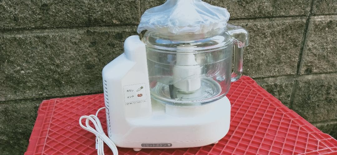 オ*ン様 未使用】Panasonic フードプロセッサー MK-K48P-W