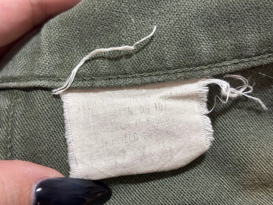 60s US ARMY ベイカーパンツ OG107 コットンサテン