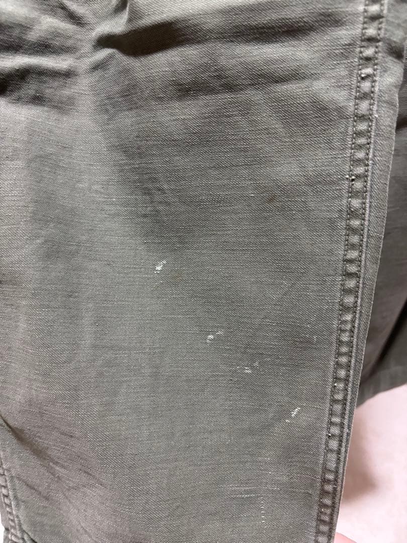 60s US ARMY ベイカーパンツ OG107 コットンサテン