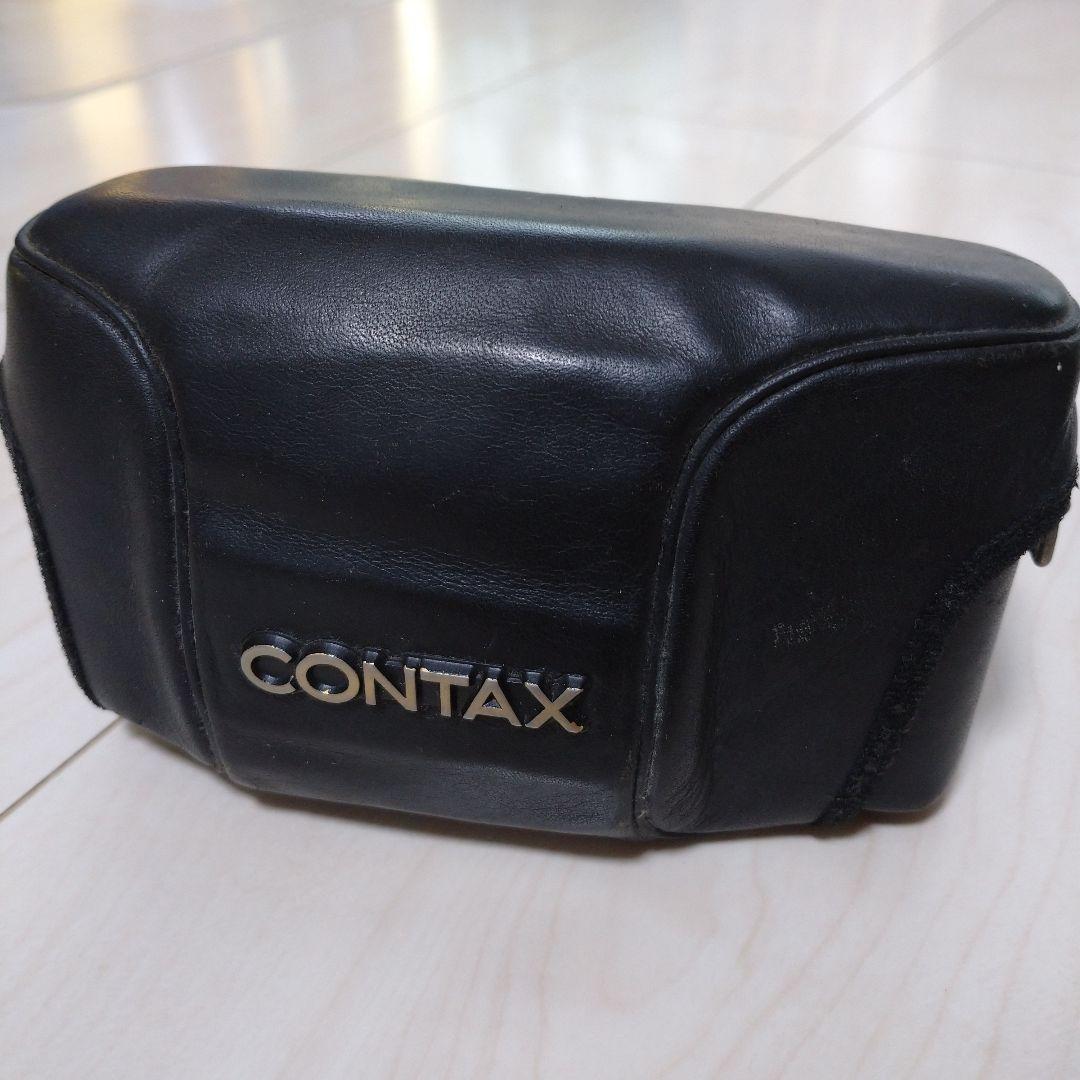 CONTAX TVS シルバー フィルムカメラ ケース付き