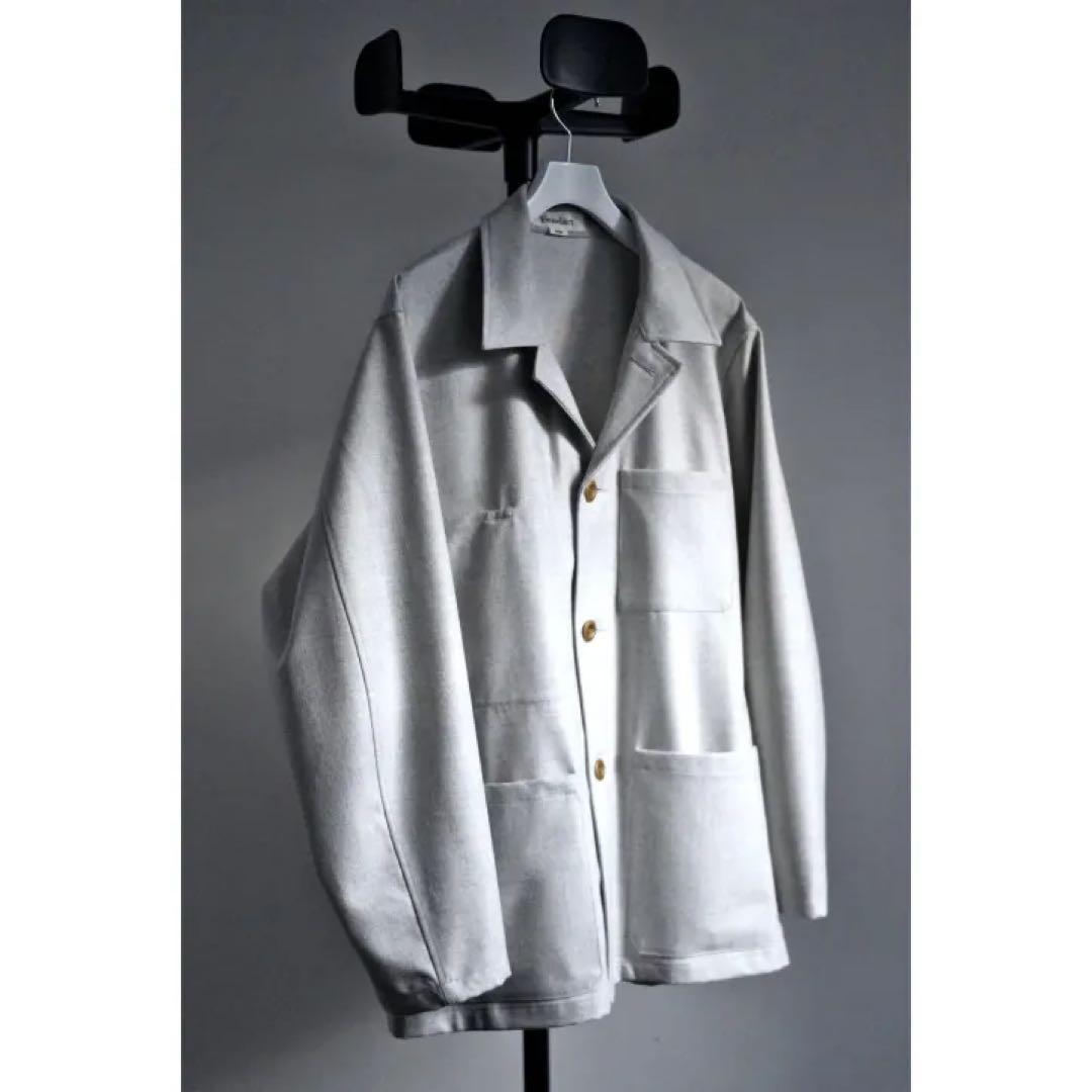 ジャケット・アウター Fendart balade Wool Flannel Light gray