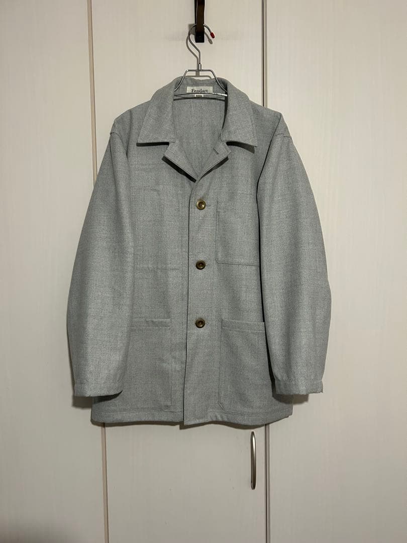 ジャケット・アウター Fendart balade Wool Flannel Light gray
