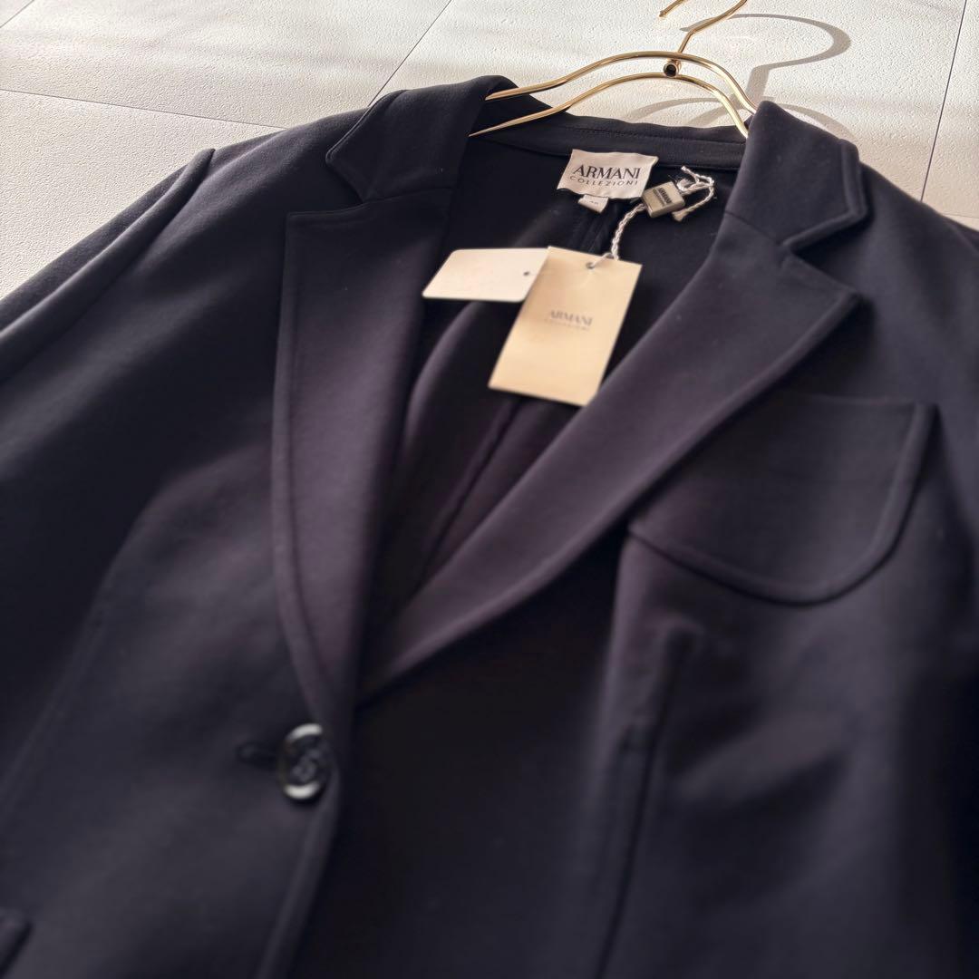 ARMANI COLLEZIONI 46サイズ　テーラードジャケット　ポンチ素材