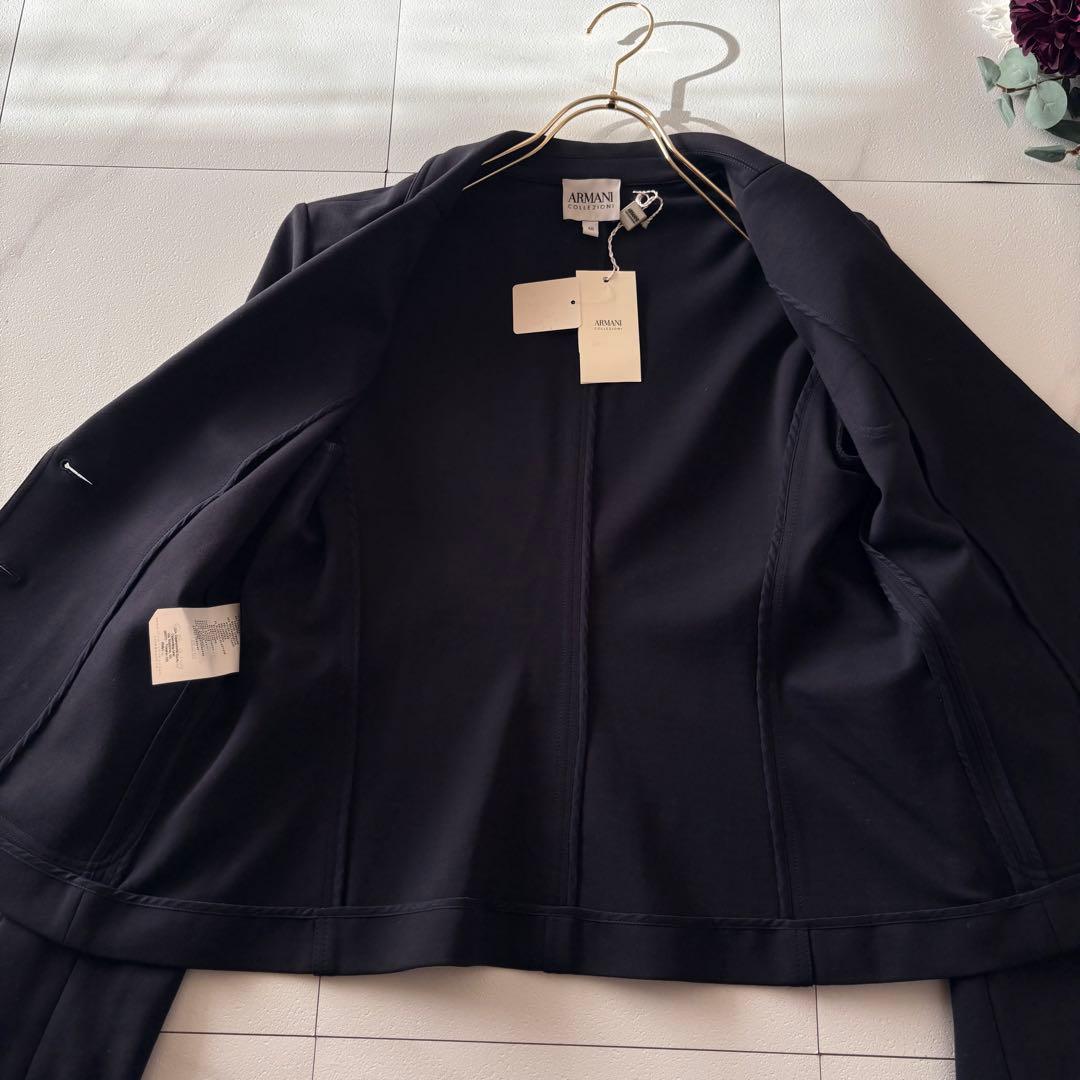 ARMANI COLLEZIONI 46サイズ　テーラードジャケット　ポンチ素材