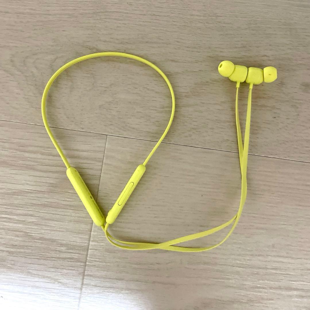 Beats Flex ワイヤレスイヤフォン ユズイエロー