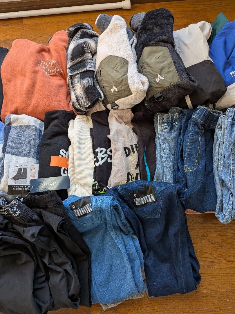 【新品未使用あり】まとめ売り　男の子　冬物　160cm　40点