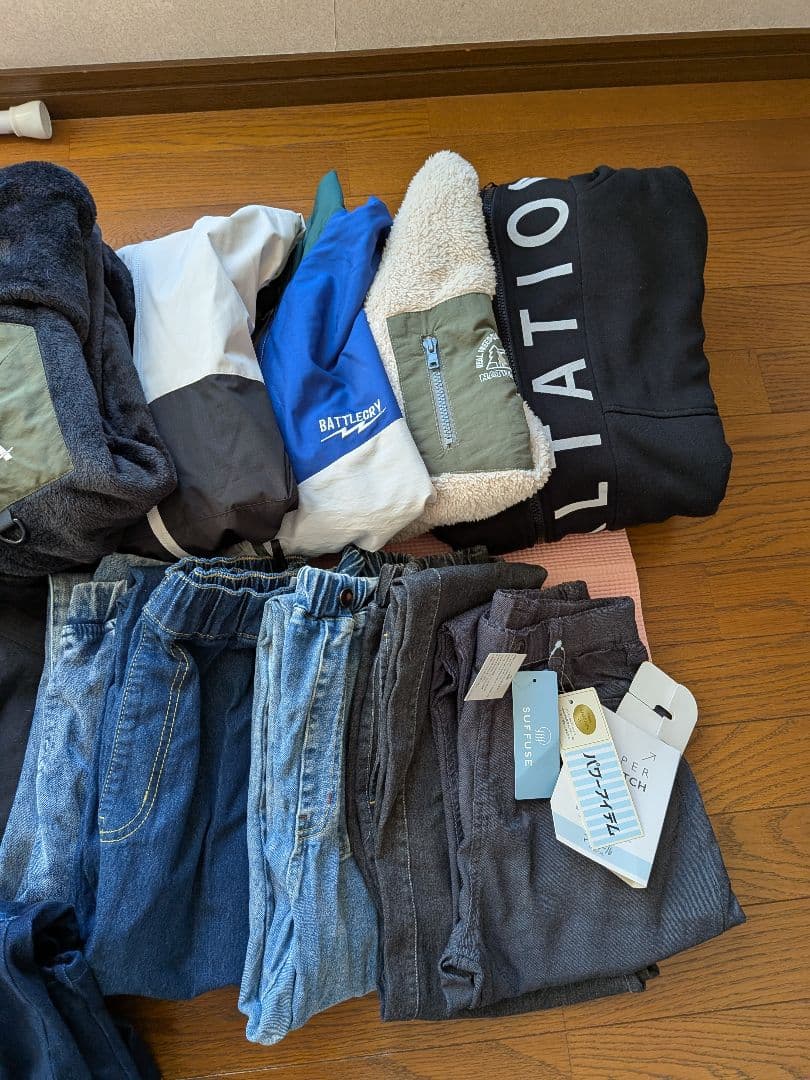 【新品未使用あり】まとめ売り　男の子　冬物　160cm　40点