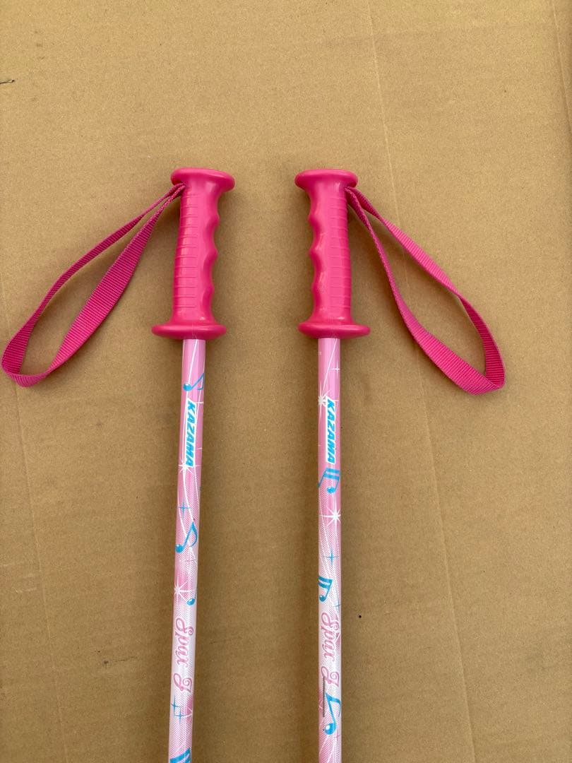 KAZIMA 子ども用スキーセット ピンク