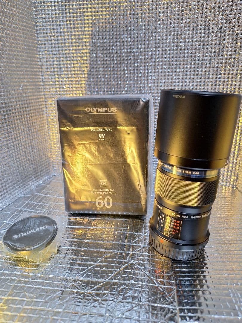 OLYMPUS M.Zuiko 60mm f2.8 元箱
