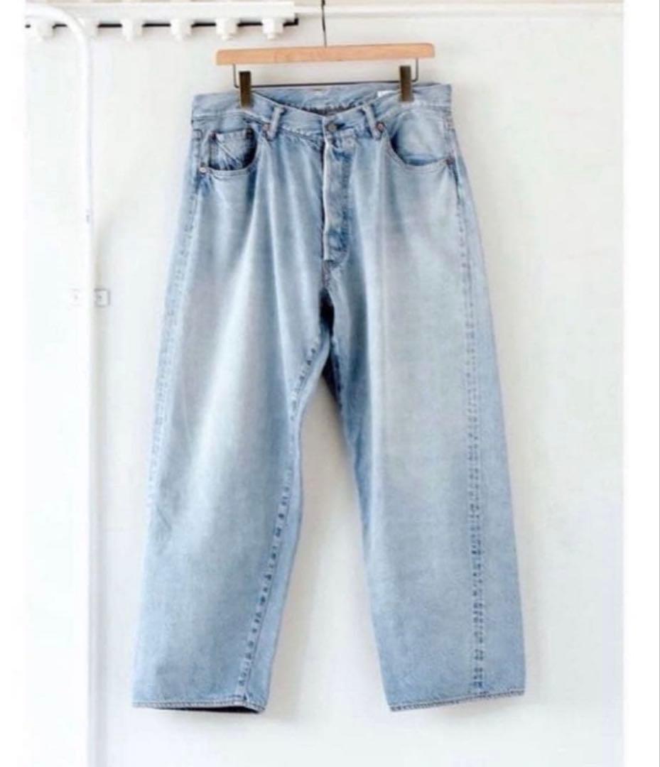 COMOLI（コモリ）23SS デニム5Pパンツ (BLEACH) サイズ2