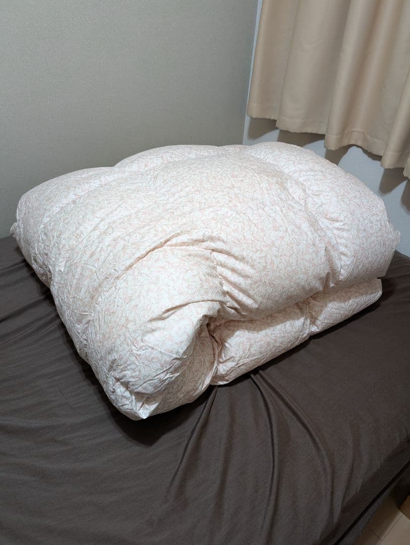 羽毛布団 羽毛1.9kg ダブル 190cm x 210cm 暖かさ最高レベル