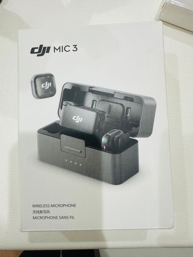 【新品　未使用】DJI Mic 3（2 TX + 1 RX + 充電ケース）