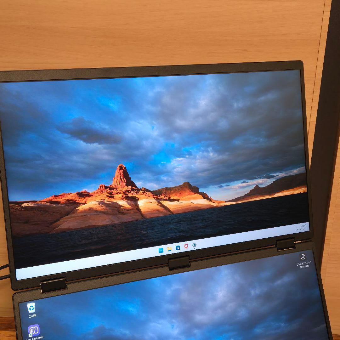 InnoView デュアル 18.5インチ モバイルモニター PM509