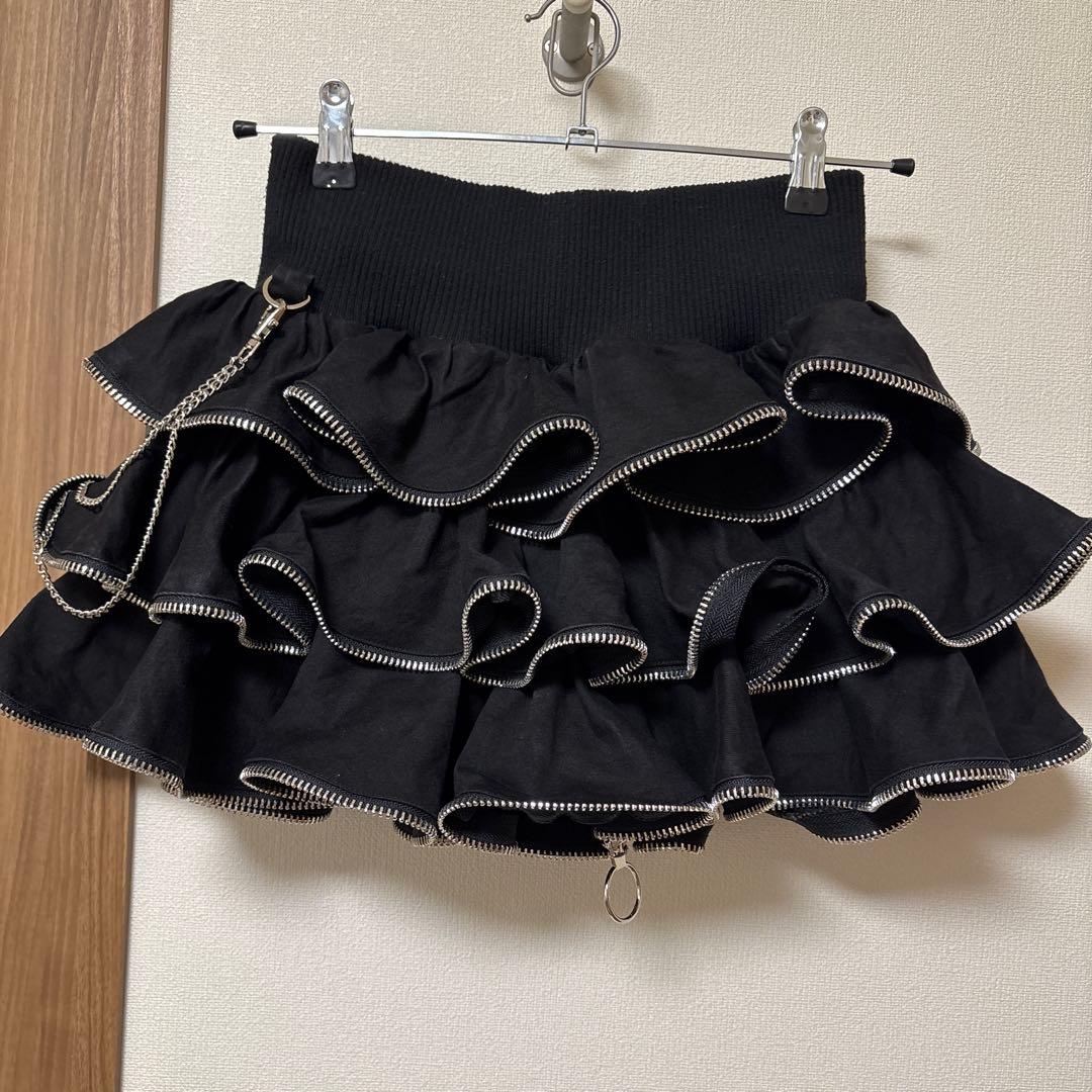 Grrr the Lipperガルルザリッパー 悪魔NOジップスカート ブラック