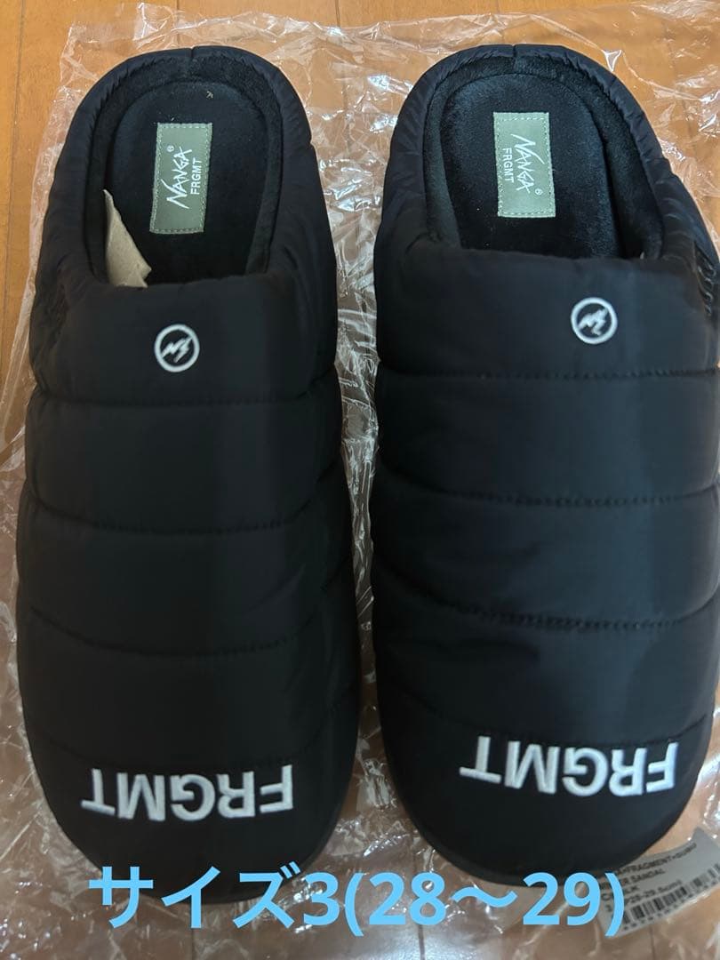 24FW NANGA × FRAGMENT × SUBUサイズ3