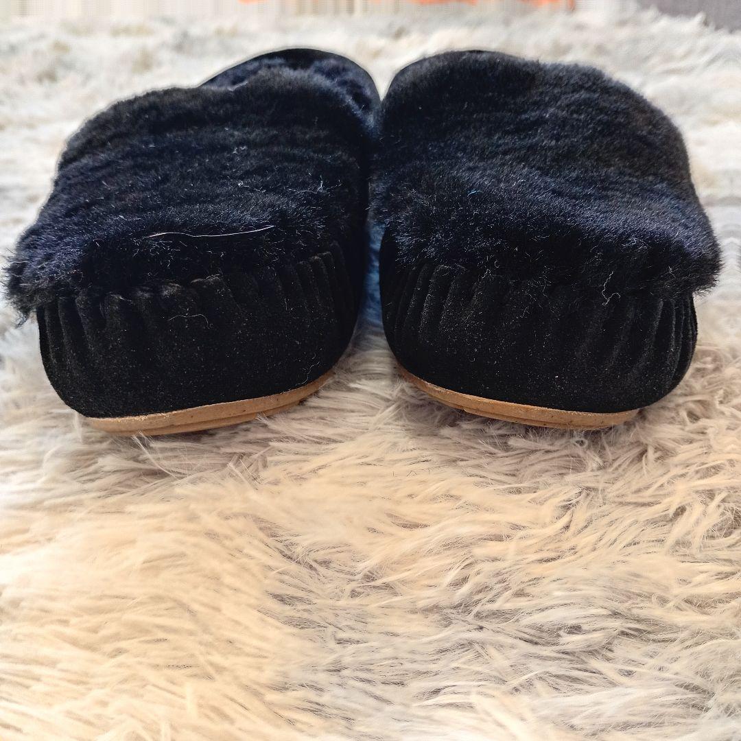 未使用品 EMU Australia エミュ ムートン モカシン 黒 ケアンズ