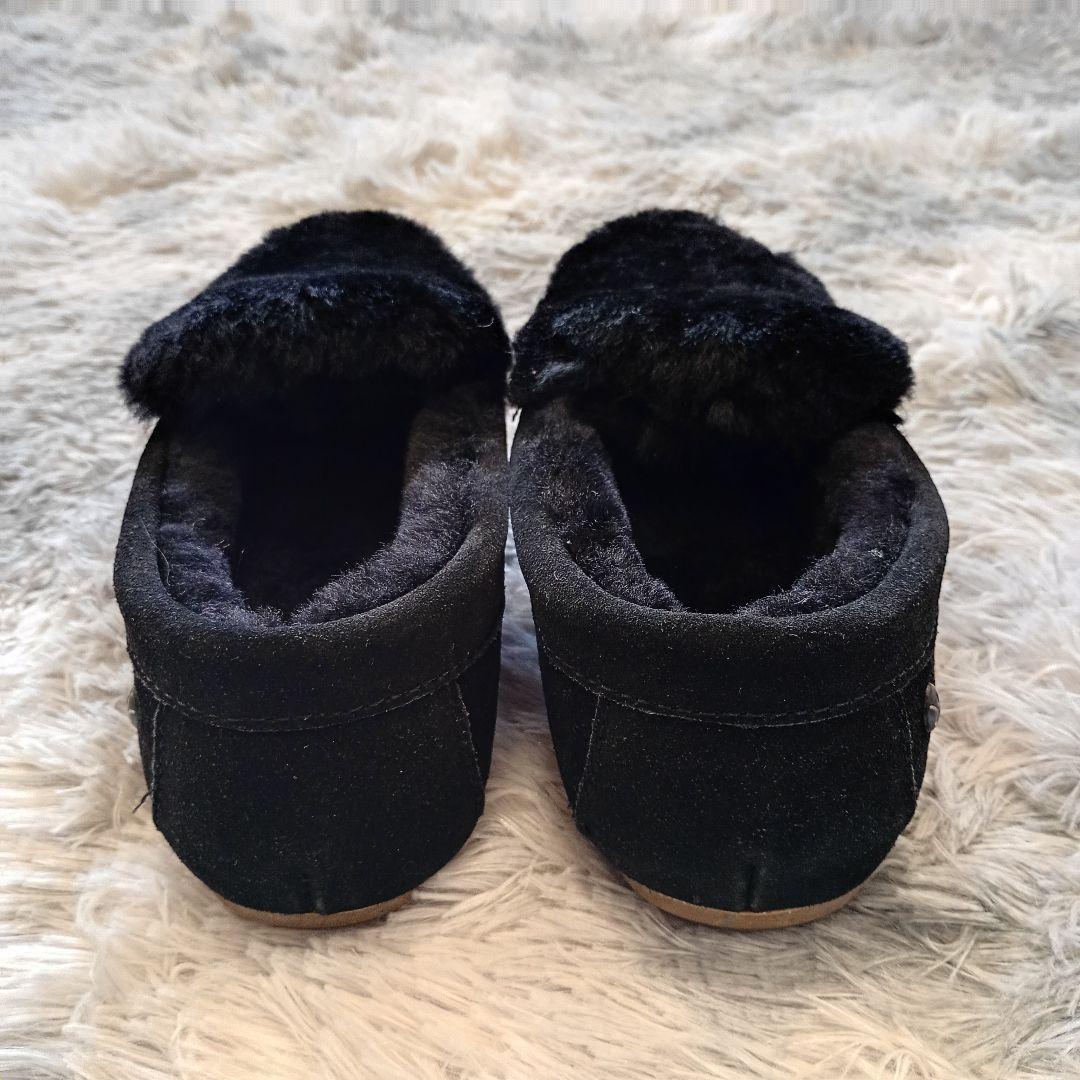 未使用品 EMU Australia エミュ ムートン モカシン 黒 ケアンズ