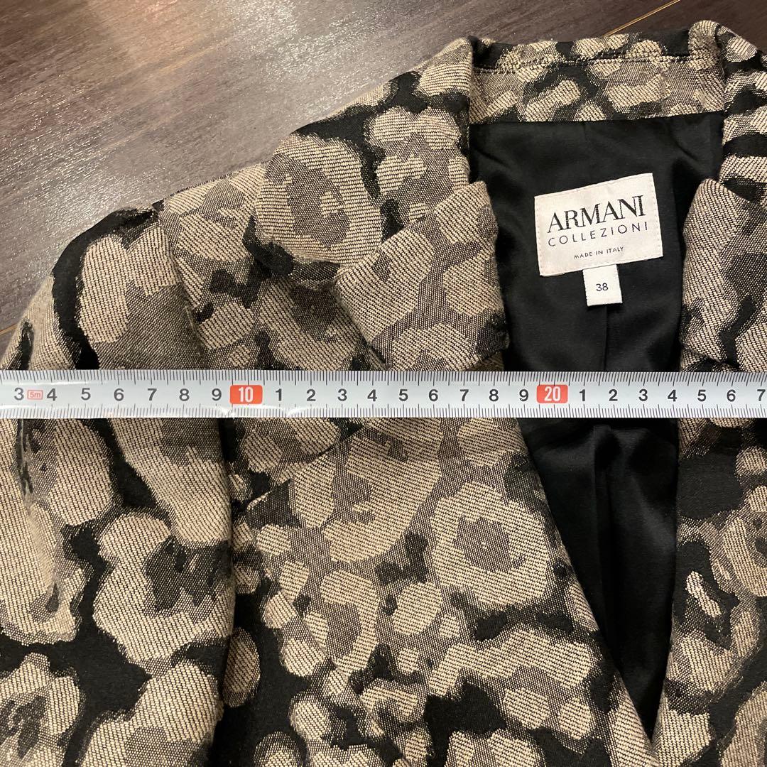 お値下げ‼️ARMANI COLLEZIONI レオパード柄 ジャケット 38