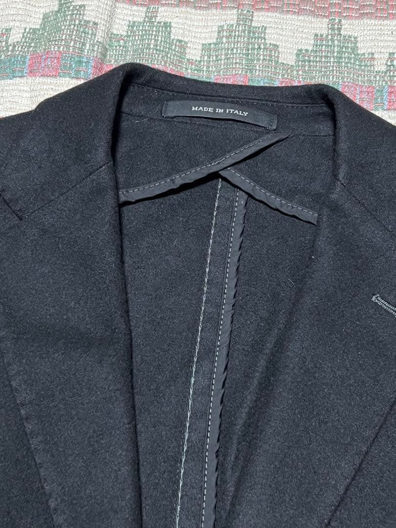 美品タリアトーレ黒 カシミヤ100%ジャケット 50サイズ TAGLIATORE