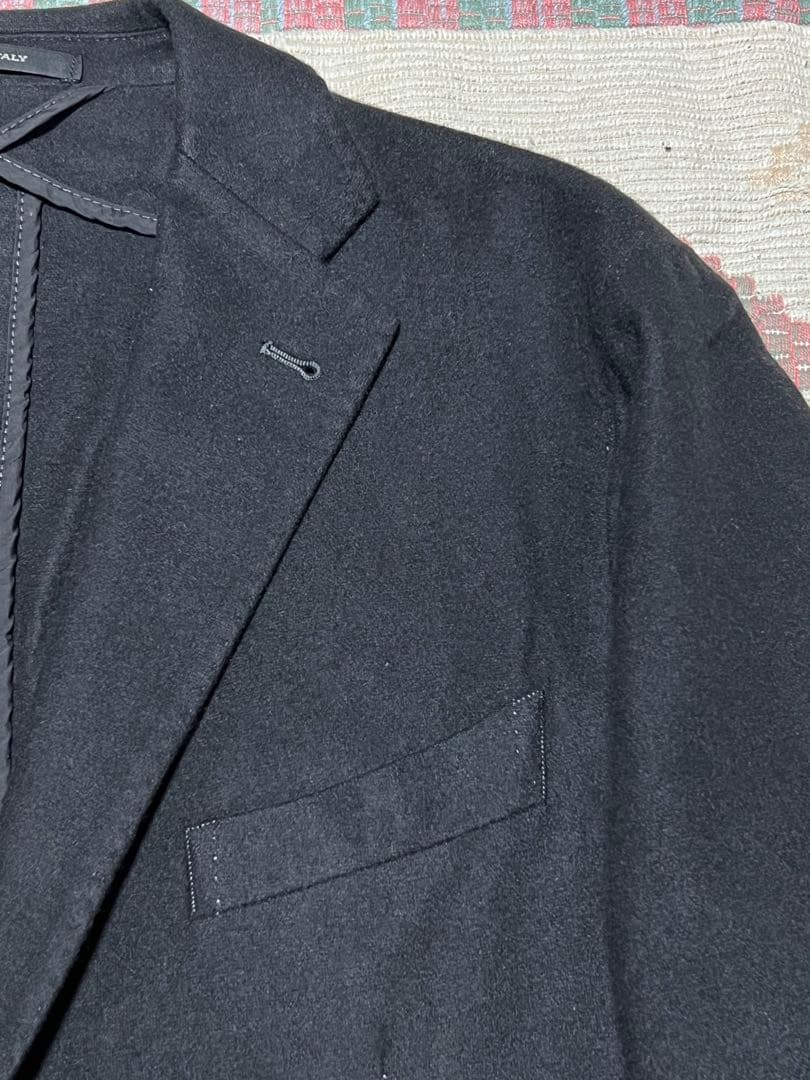 美品タリアトーレ黒 カシミヤ100%ジャケット 50サイズ TAGLIATORE