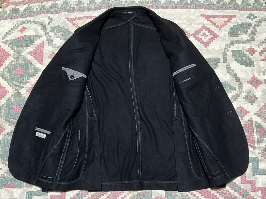 美品タリアトーレ黒 カシミヤ100%ジャケット 50サイズ TAGLIATORE