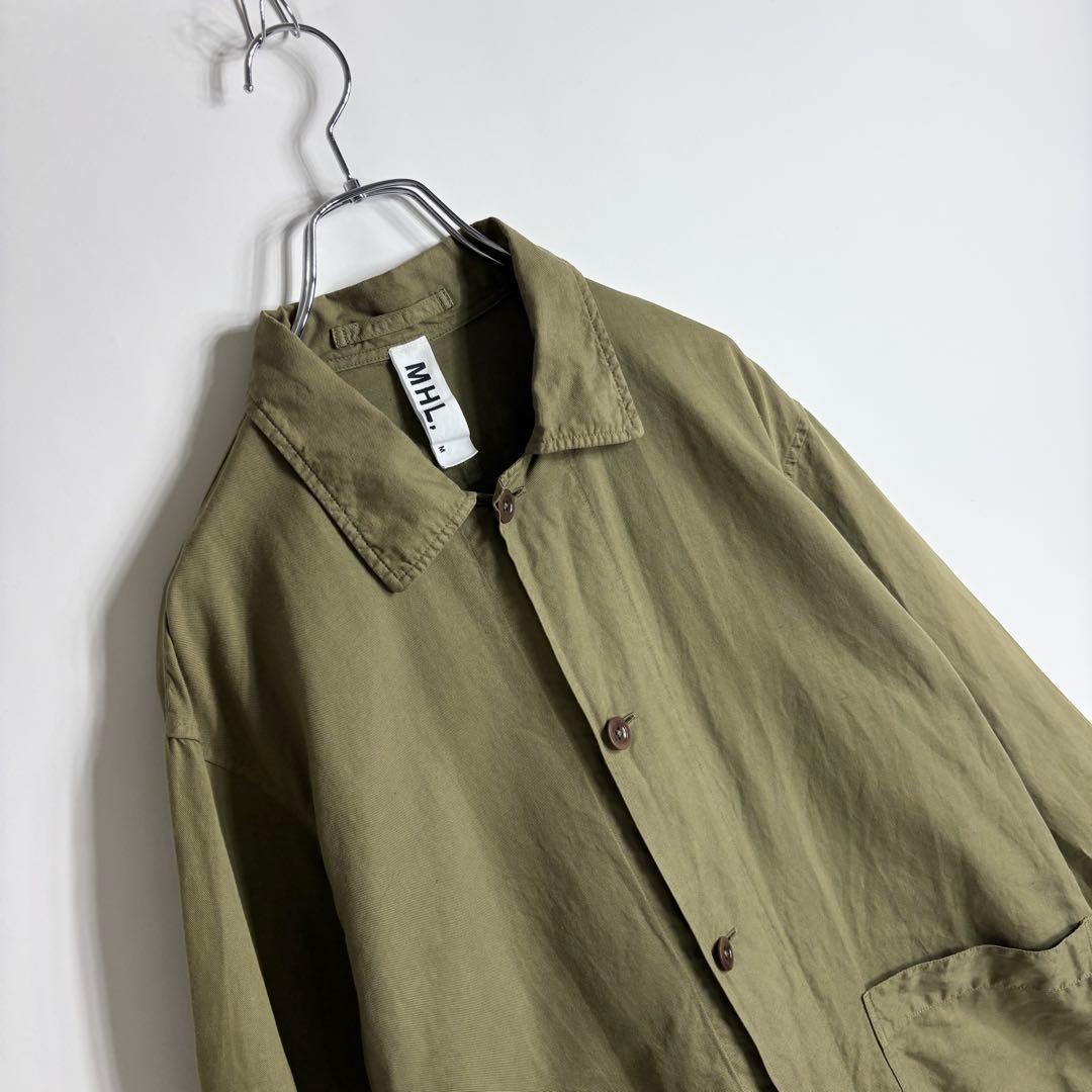 MHL. DRY COTTON LINEN 日本製 シャツ ジャケット M