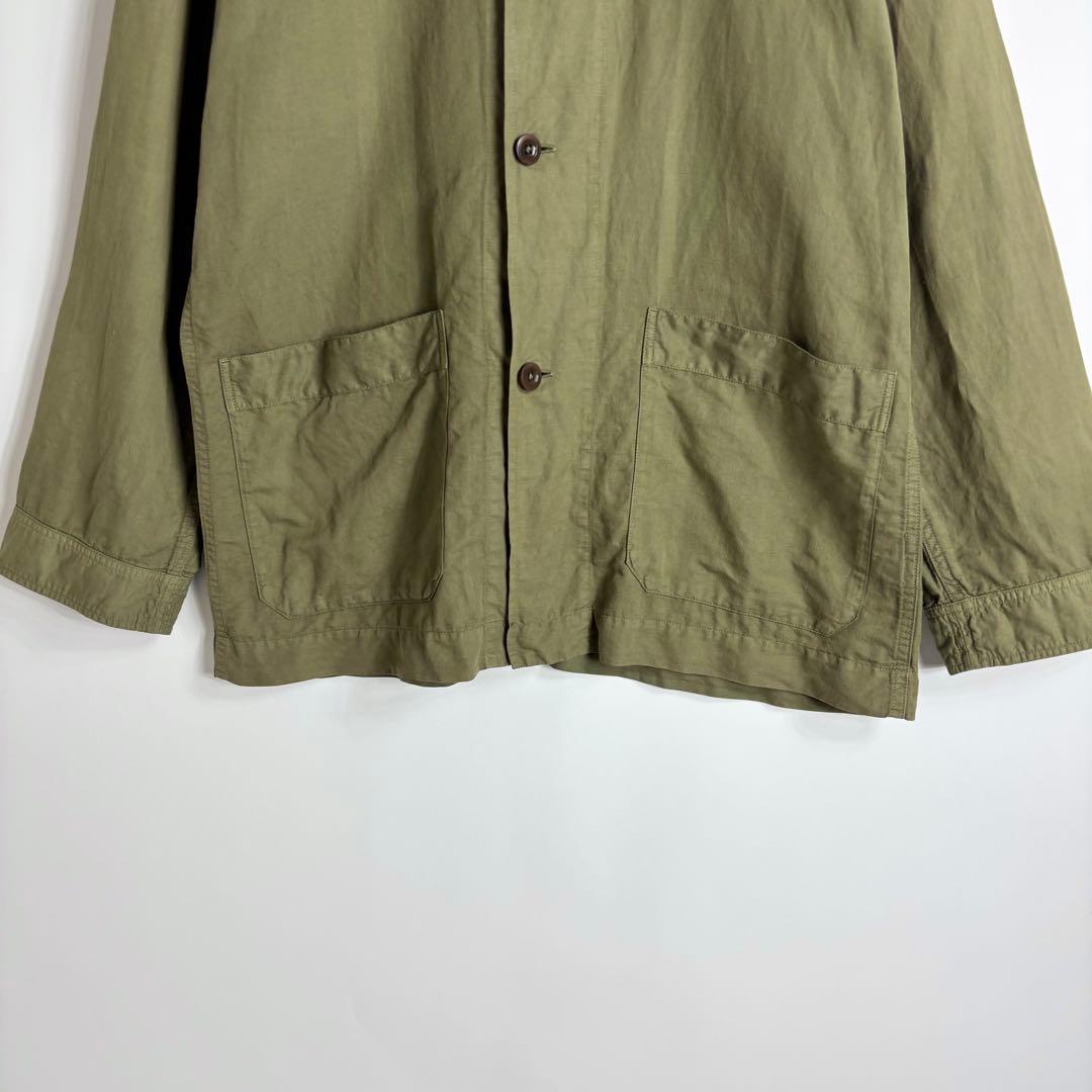 MHL. DRY COTTON LINEN 日本製 シャツ ジャケット M