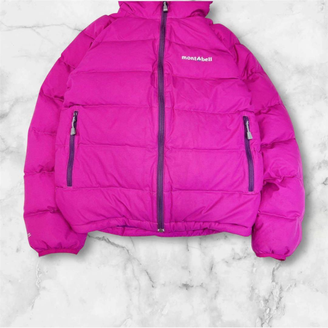 y2k モンベル down jacket ピンク 短丈GORE-TEX