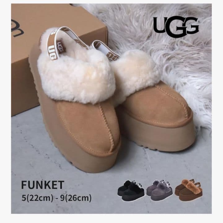 [アグ] ファンケット サンダル レディース FUNKETT23cm