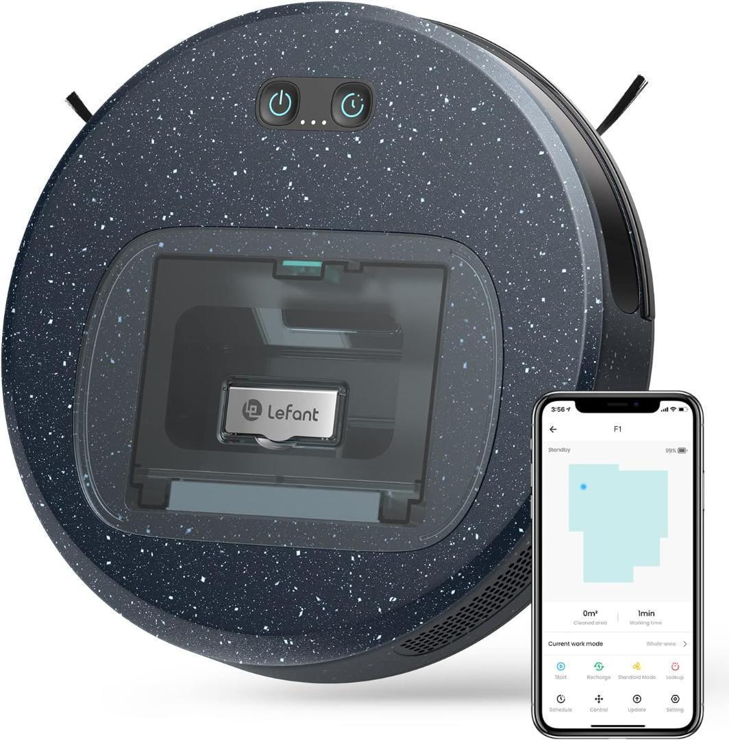 【6.9cm 超薄型】Lefant ロボット掃除機 4000Pa強力吸引