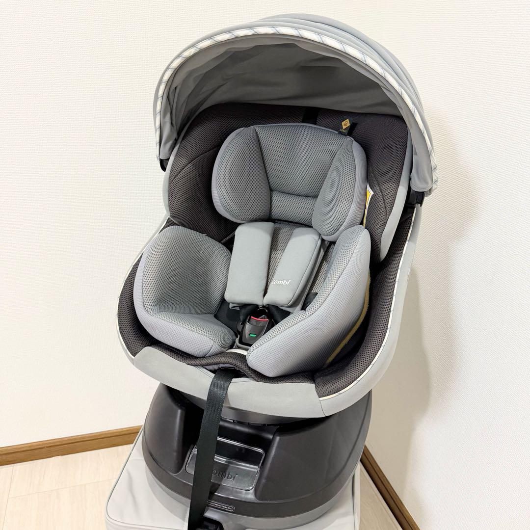 【美品】コンビ クルムーヴスマート JN-550 シートベルト固定