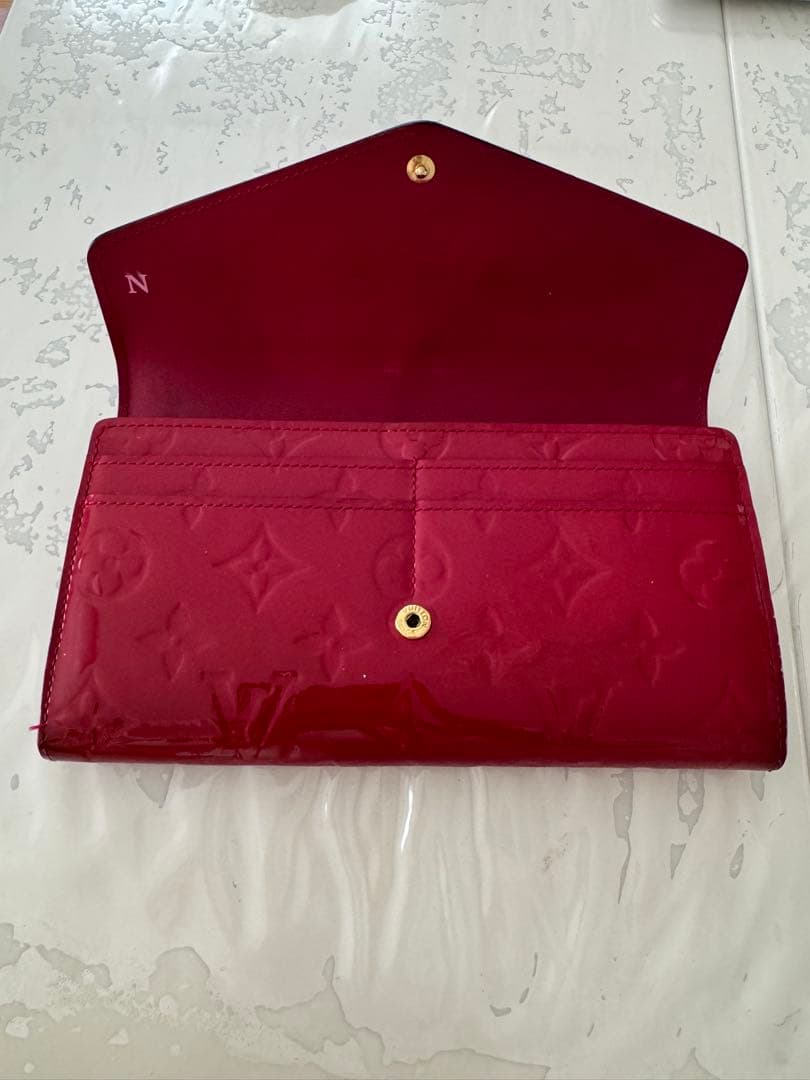 Louis Vuitton バーガンディ 長財布