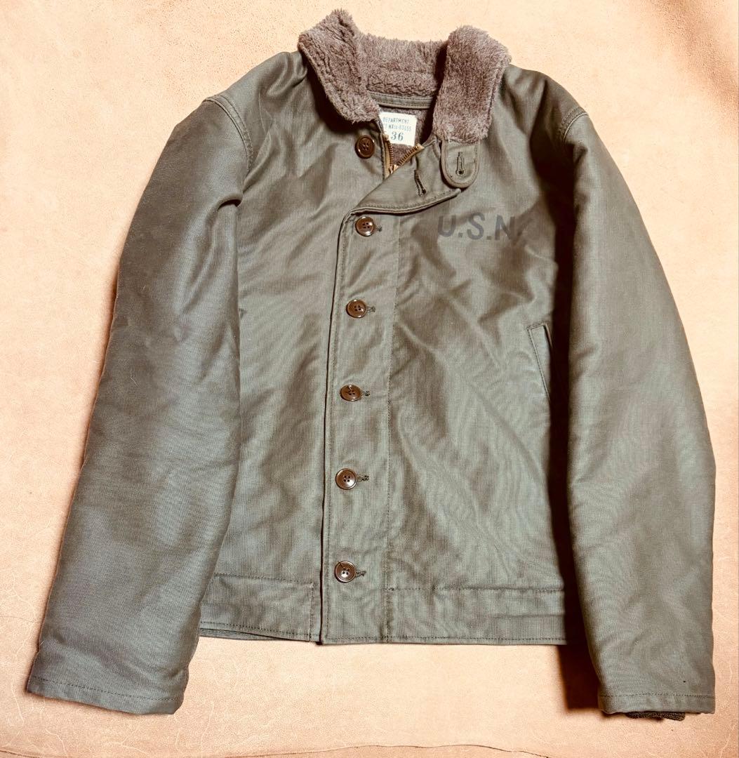 レア！美品！THE FEW N-1デッキジャケット（アルパカ100%）