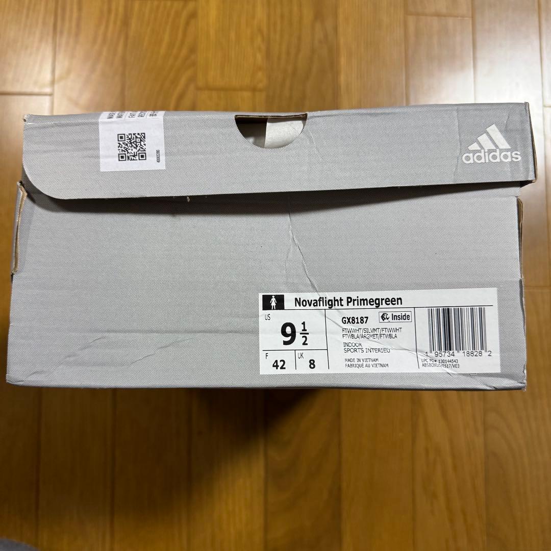 【レディース】adidas バレーボールシューズ ホワイト 26.5㎝
