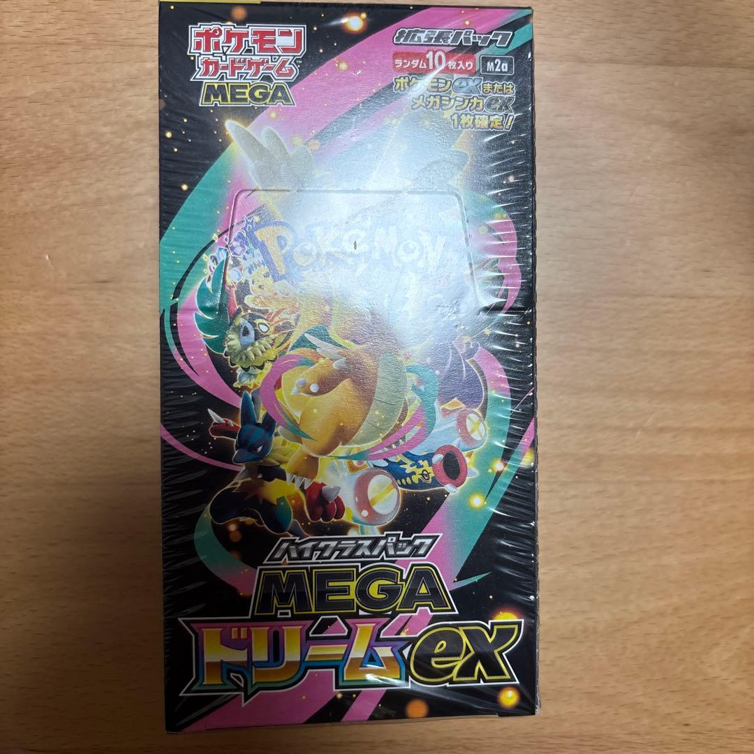 【新品未開封】ポケモンカードゲーム MEGAドリームex シュリンク付き1箱