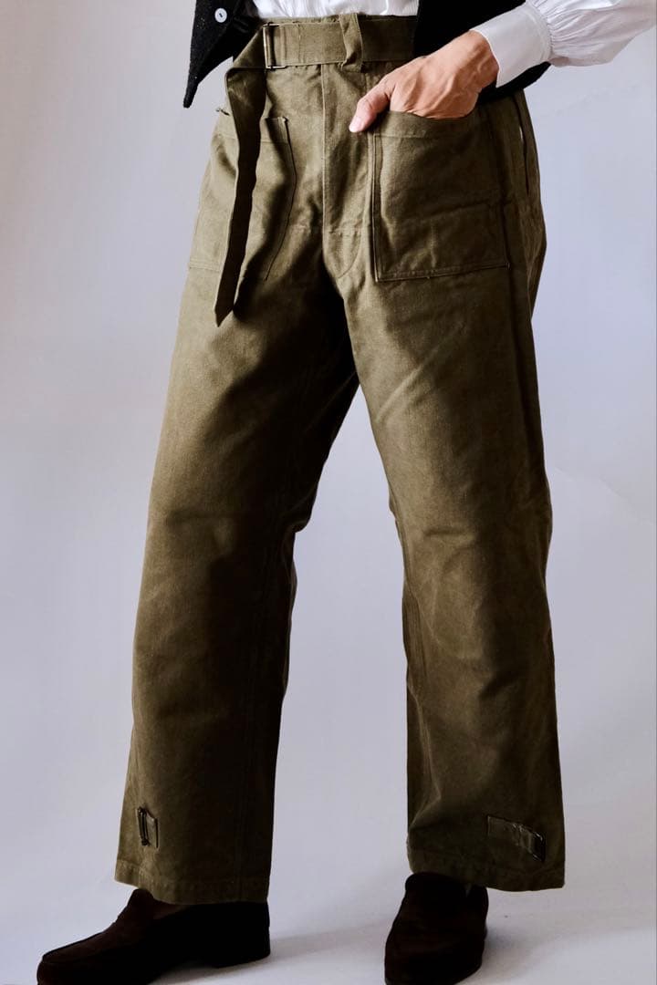 40sフレンチアーミー前期モーターサイクルパンツM35 XL相当