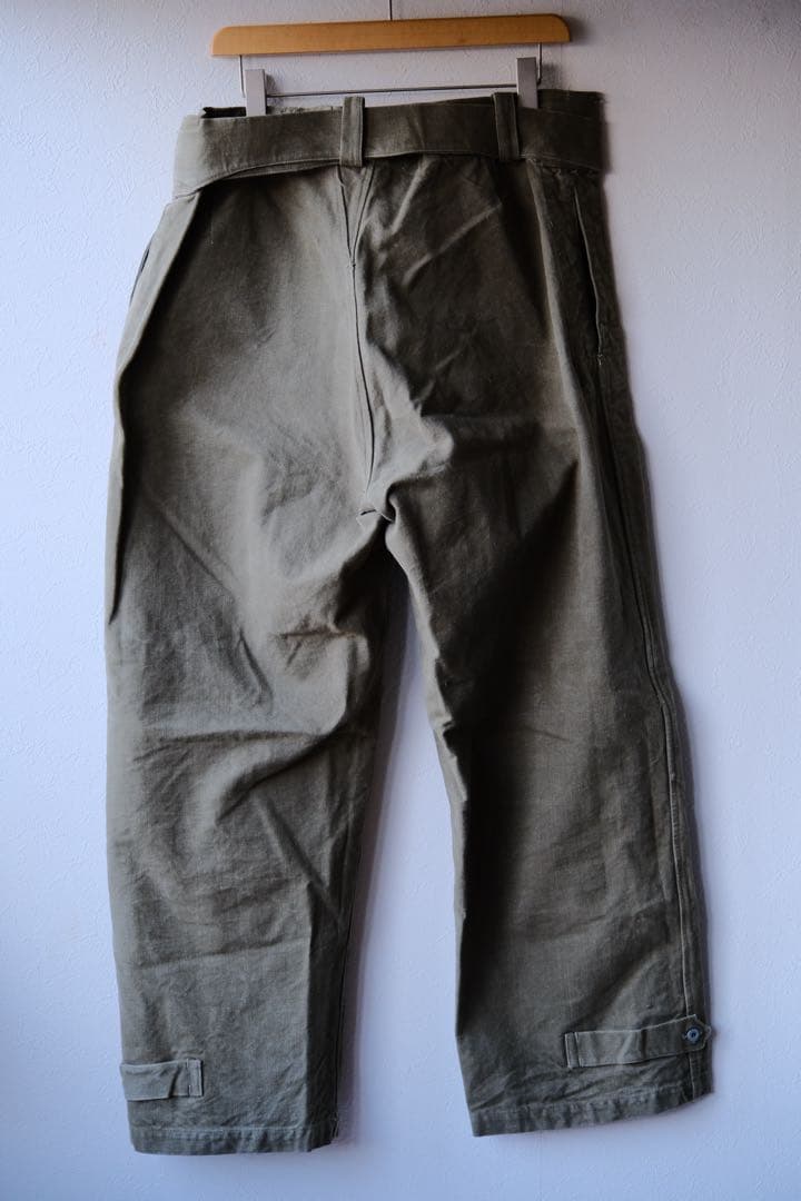40sフレンチアーミー前期モーターサイクルパンツM35 XL相当