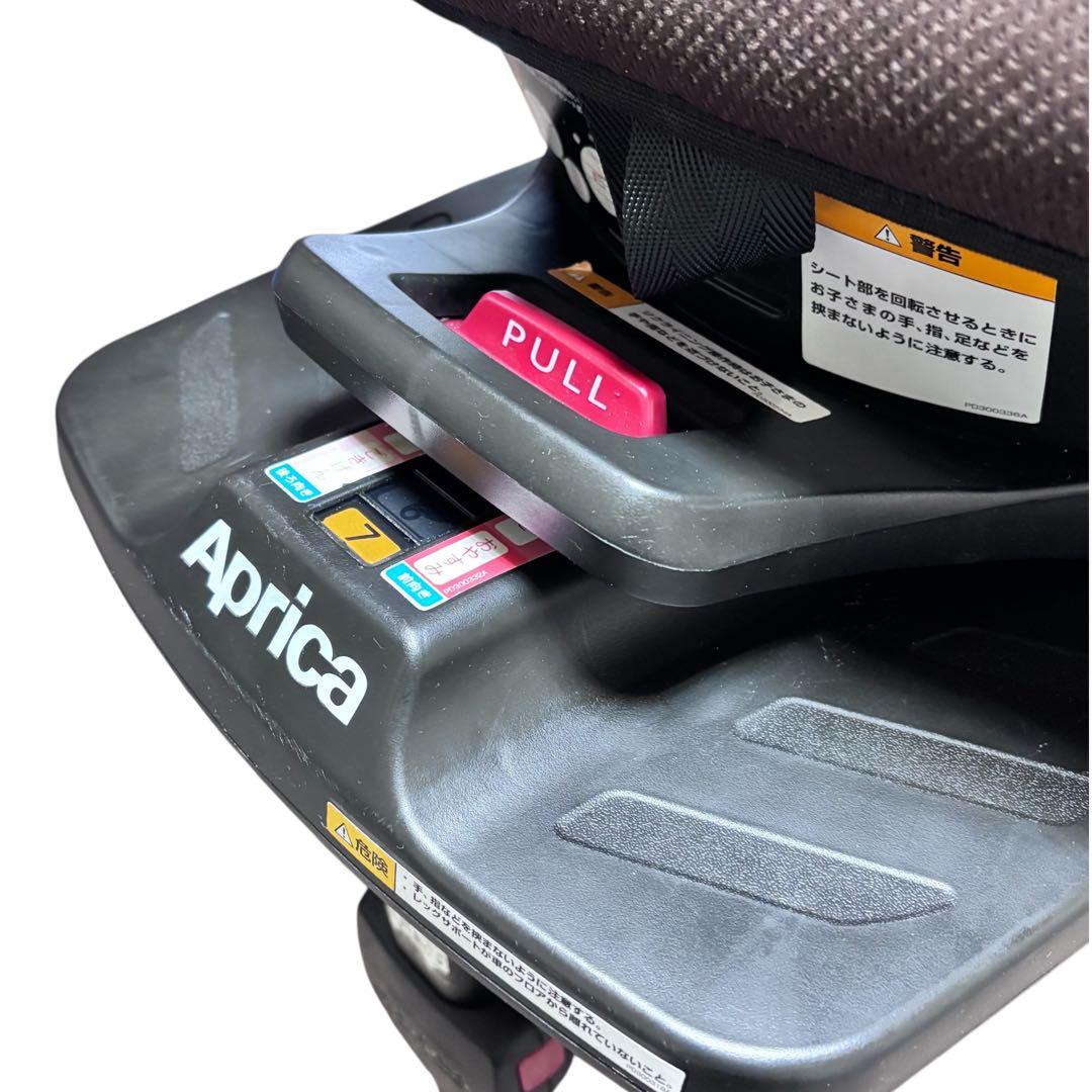 超美品 Aprica クルリラ ISOFIX 回転式 新生児対応 ちかまん