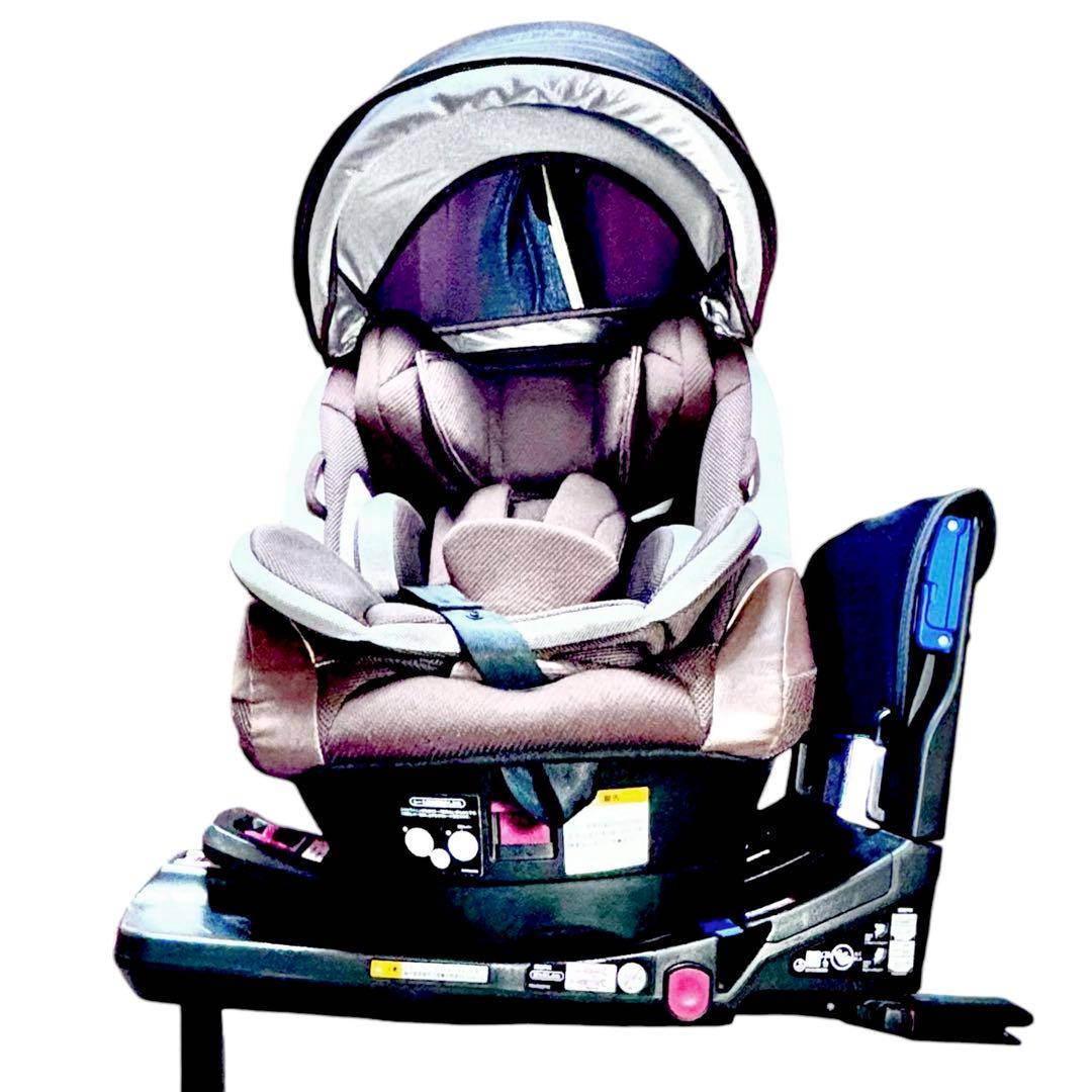 超美品 Aprica クルリラ ISOFIX 回転式 新生児対応 ちかまん